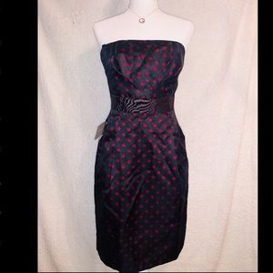 EMBROIDERED FLOUNCE DRESS